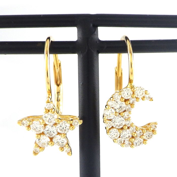 楽天市場】ポンテヴェキオ Ponte Vecchio フック ピアス 星 月