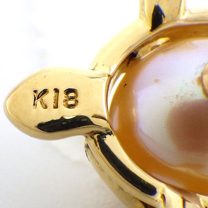 楽天市場】ミキモト MIKIMOTO ピンブローチ タートル 亀 モチーフ