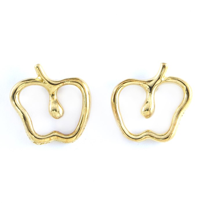 楽天市場】ティファニー Tiffany & Co. ピアス アップル K18YG 【中古
