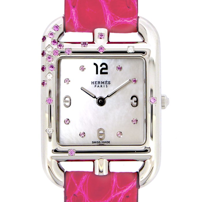 楽天市場】エルメス HERMES 腕時計 ケープコッド PM CC1.233 ピンク