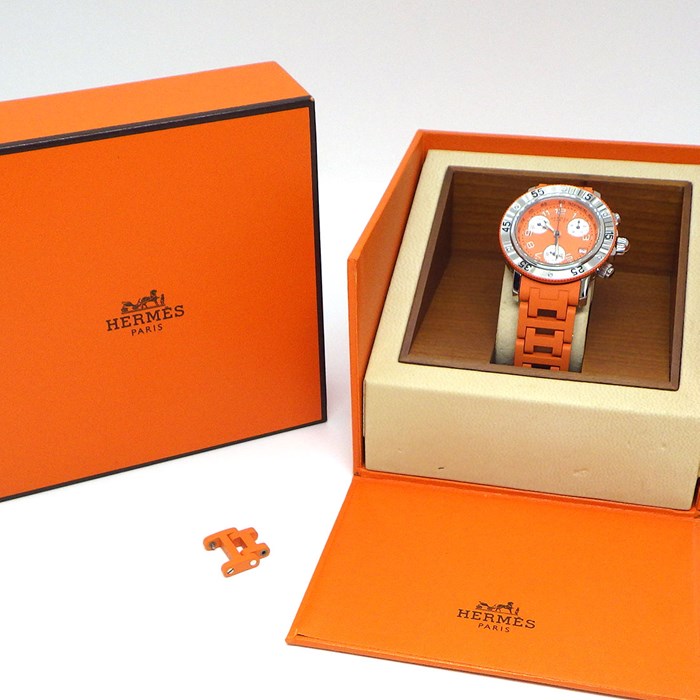 楽天市場】エルメス HERMES 腕時計 クリッパークロノグラフ CL2.316
