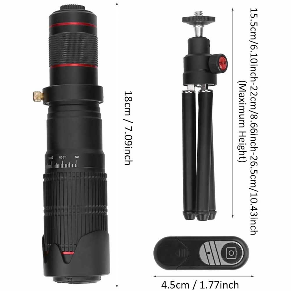 楽天市場】スマホ望遠レンズ 36X クリップ式レンズ iphone 望遠レンズ