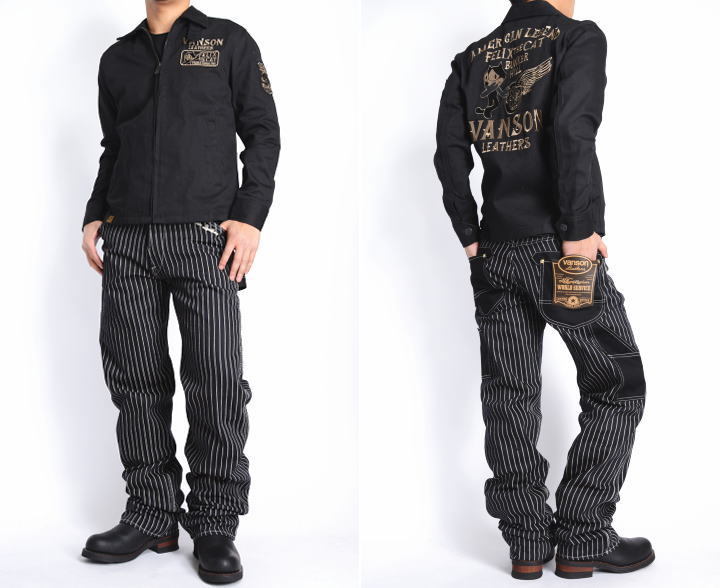 楽天市場】バンソン VANSON デニム ペインターパンツ ウォバッシュ