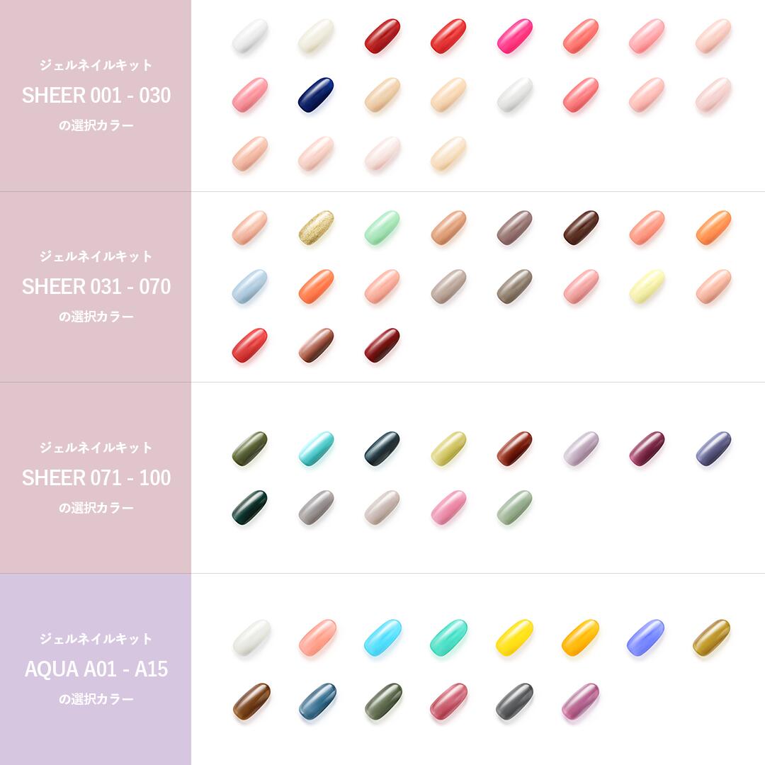 楽天市場】ジェルネイルキット ベーシック 1カラーセット【カラー