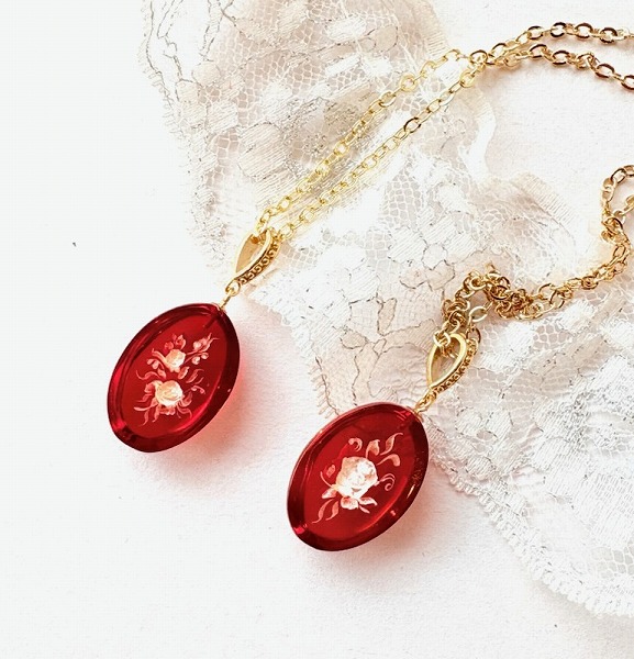 楽天市場】【還暦祝い 女性】 ペンダント インタリオ 琥珀 ネックレス