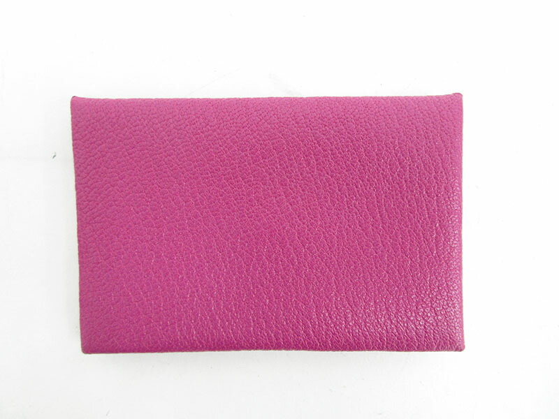 楽天市場】HERMES(エルメス) カルヴィ カードケース 紫 パープル系