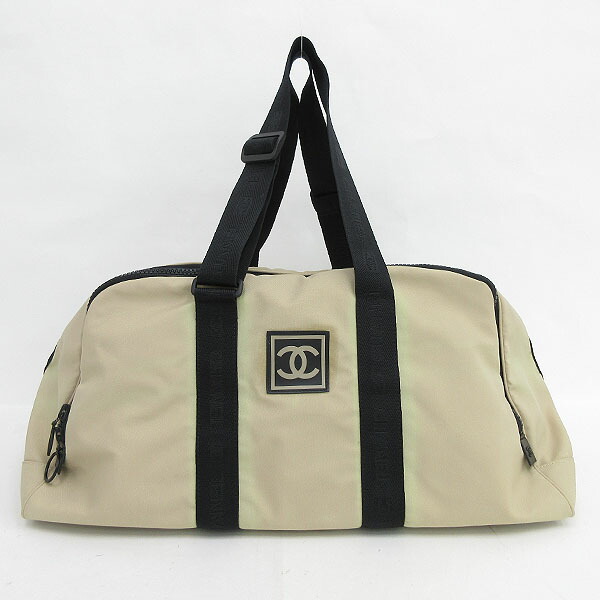 楽天市場】CHANEL(シャネル) スポーツライン ボストンバッグ ベージュ