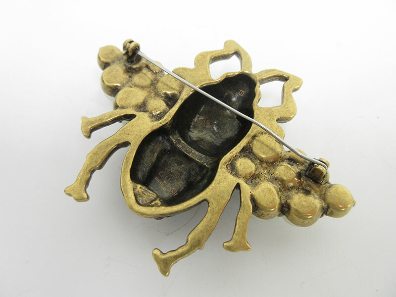 楽天市場】GUCCI(グッチ) ブローチ 蜂モチーフ 【中古】 アクセサリー