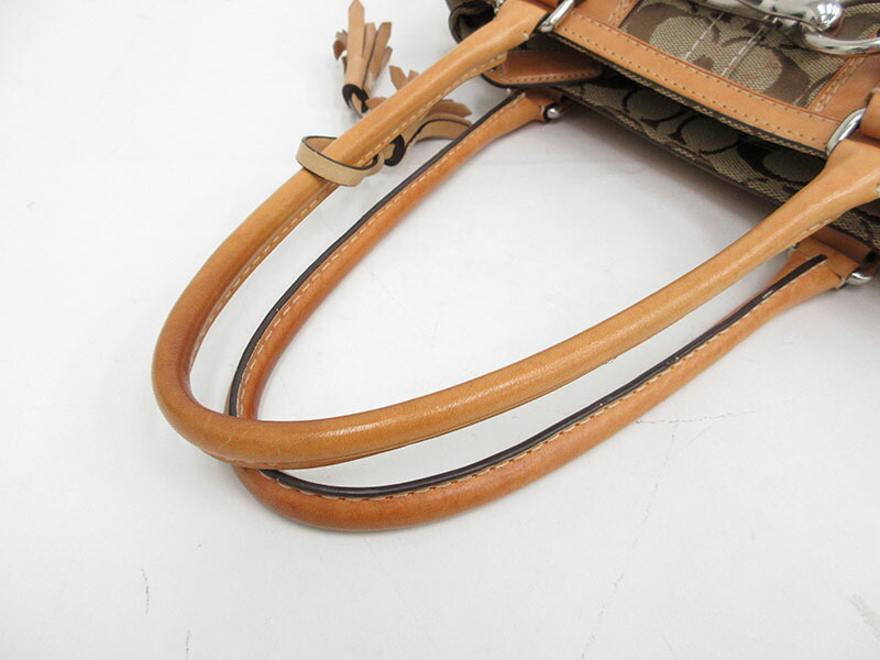 楽天市場】COACH(コーチ) シグネチャー トートバッグ 10245 ベージュ