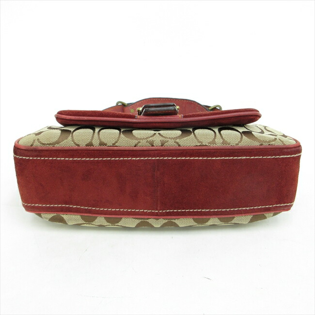 楽天市場】COACH(コーチ) シグネチャー ワンショルダーバッグ 7063 赤