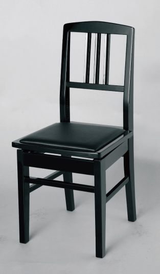 楽天市場】ITOMASA 背付きピアノ椅子(トムソン椅子） NO.5B黒（レザー