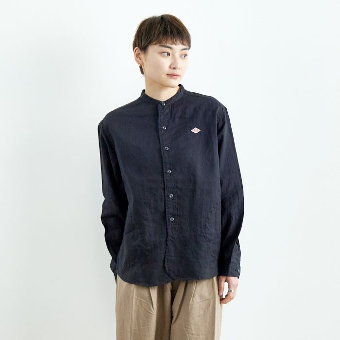 楽天市場】【送料無料】 DANTON ダントン リネンクロスバンドカラー