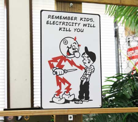 楽天市場】レディ・キロワット ブリキ看板 サインプレート おしゃれ