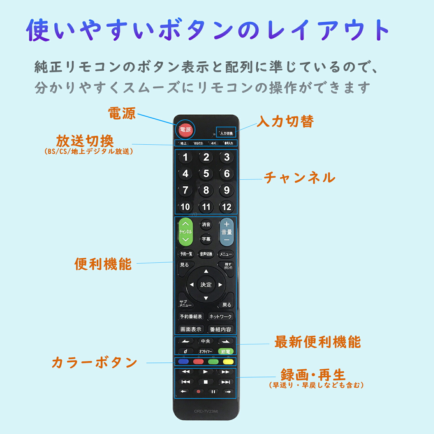 楽天市場】テレビリモコン 三菱 MITSUBISHI REAL用 【設定不要ですぐに
