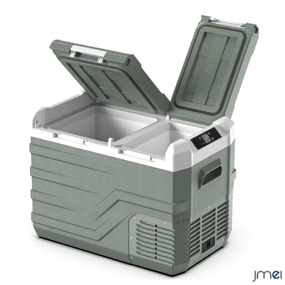 楽天市場】車載冷蔵庫 2室 31L ポータブル冷蔵庫 独立温度制御 2フタ