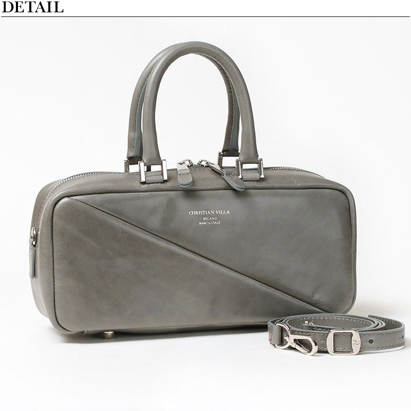 楽天市場】【SALE】【正規販売店】 CHRISTIAN VILLA スクエアボストン