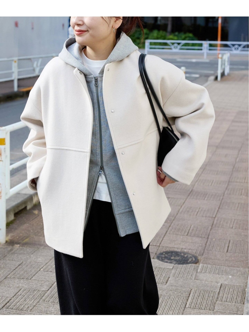 楽天市場】《追加3》スーパー140ビーバーノーカラーショートコート