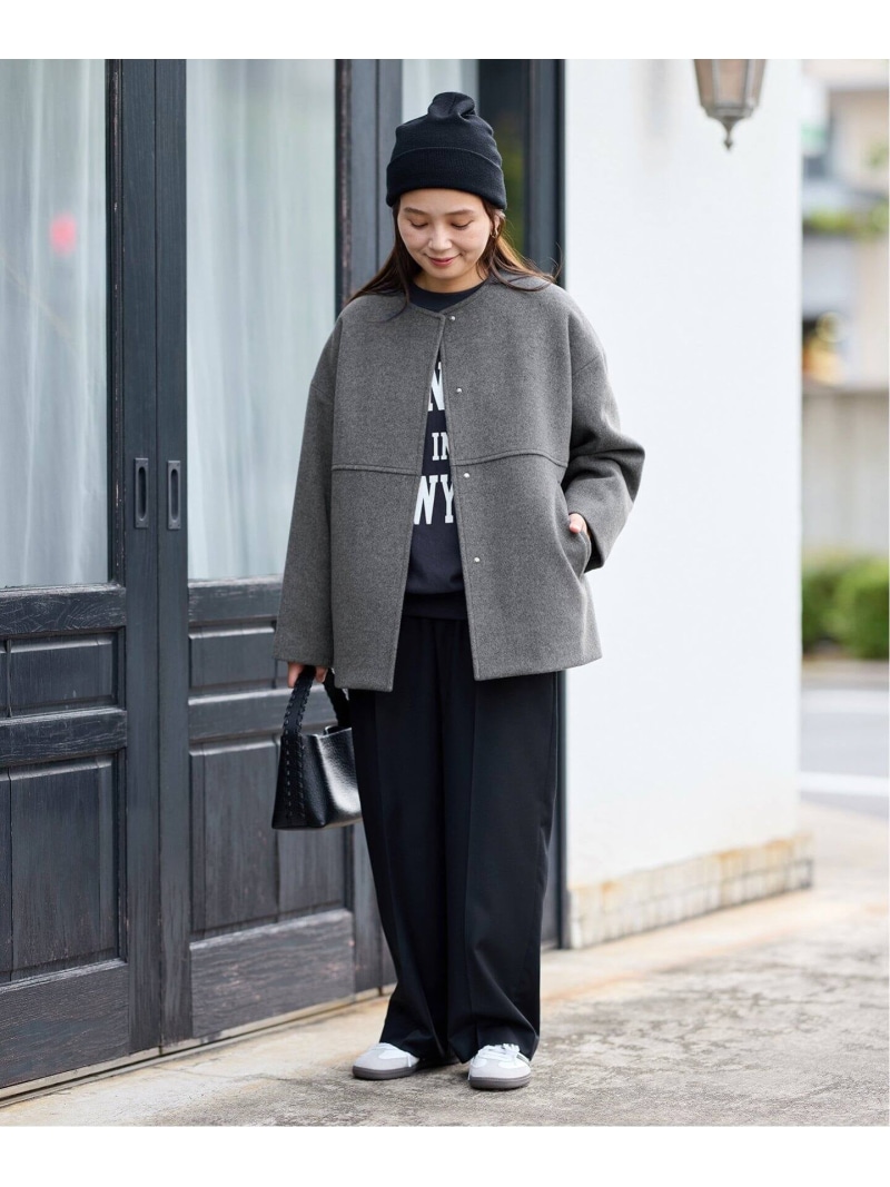 楽天市場】《追加3》スーパー140ビーバーノーカラーショートコート