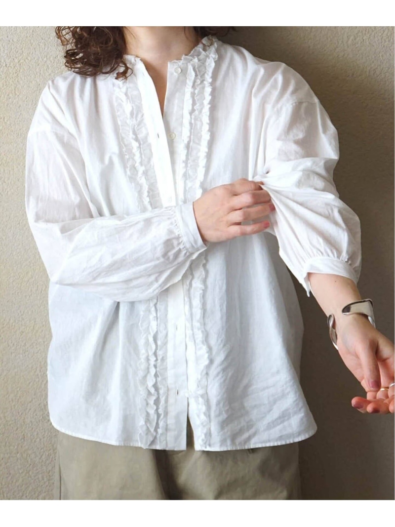 楽天市場】《追加》CLワッシャー フリルブラウス journal standard