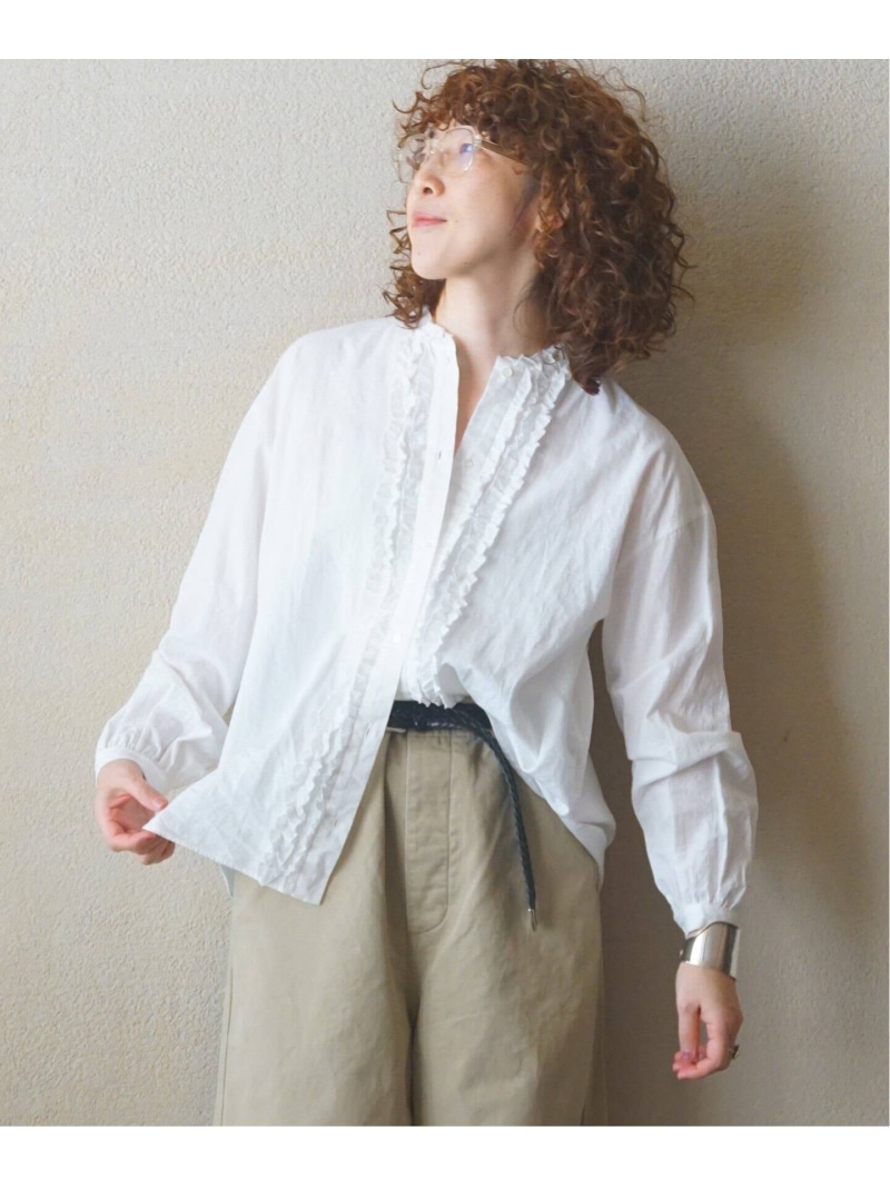 楽天市場】《追加》CLワッシャー フリルブラウス journal standard