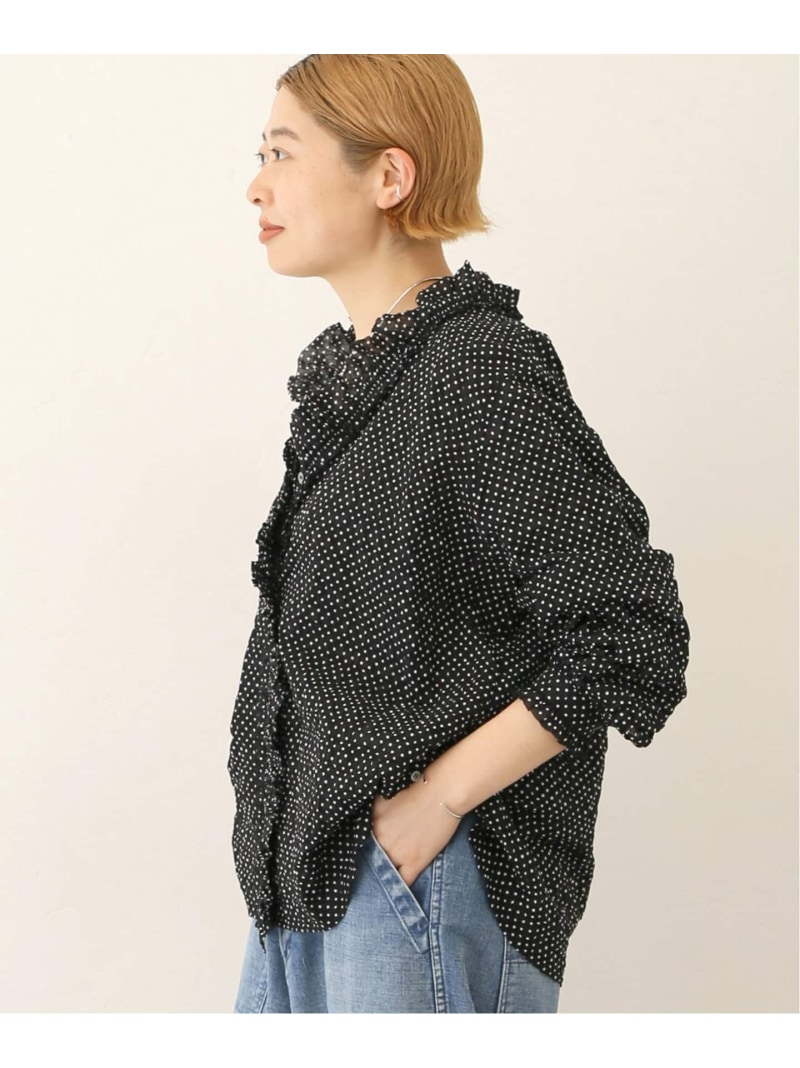 楽天市場】ローンドット フリルブラウス journal standard luxe