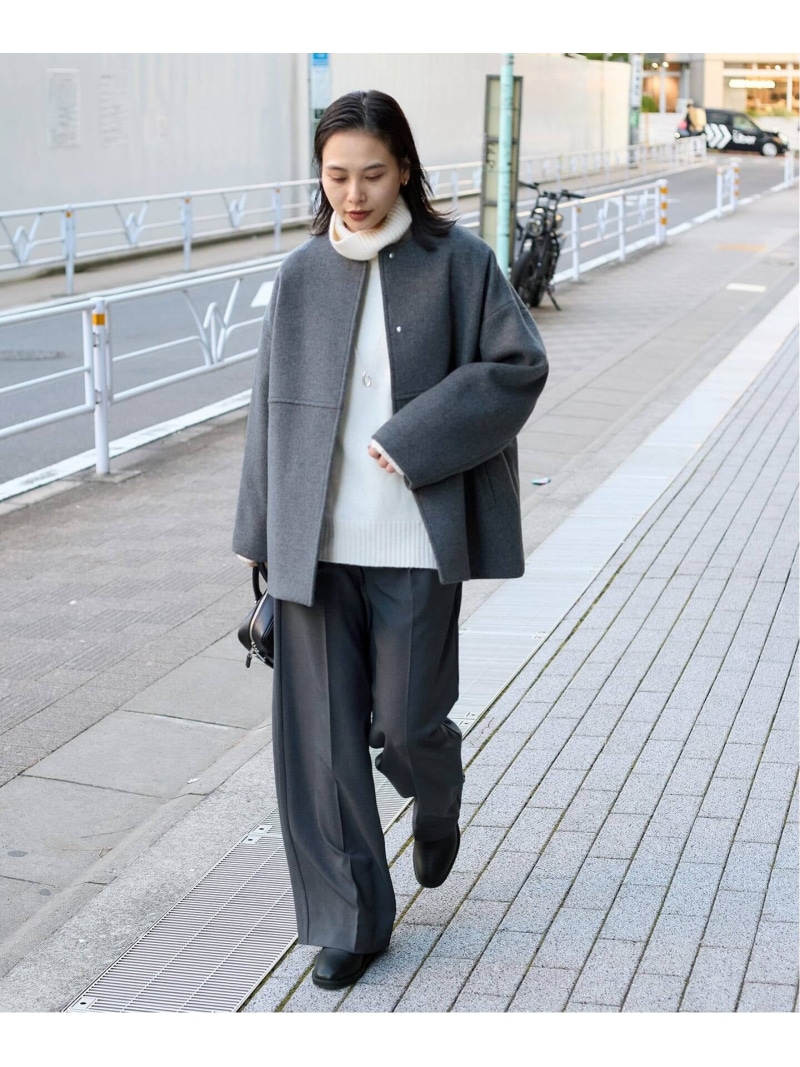 楽天市場】《追加4》スーパー140ビーバーノーカラーショートコート