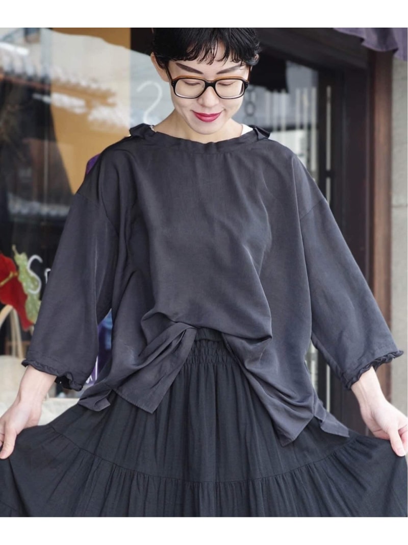 楽天市場】ヴィンテージローン タックフリルブラウス journal standard