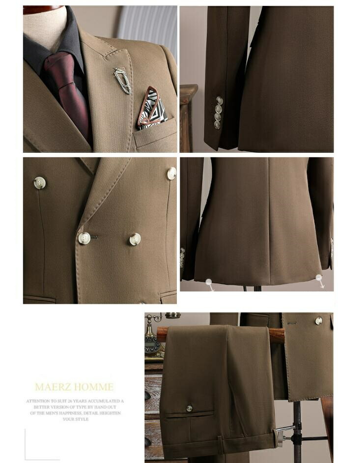 楽天市場】メンズスーツ ダブルボタンスーツ スーツメンズ スリム