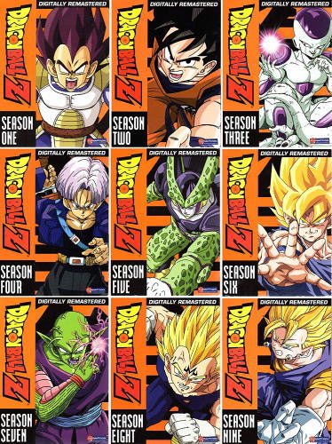 ドラゴンボールZ DVD 海外製 1～9 + GT 合計10巻 ドラゴンボールZ DVD
