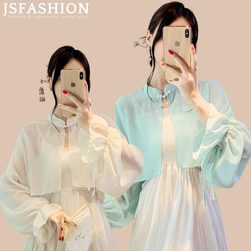 Palelfy ボレロ風チャイナコンビネゾン Palelfy ボレロ風チャイナ