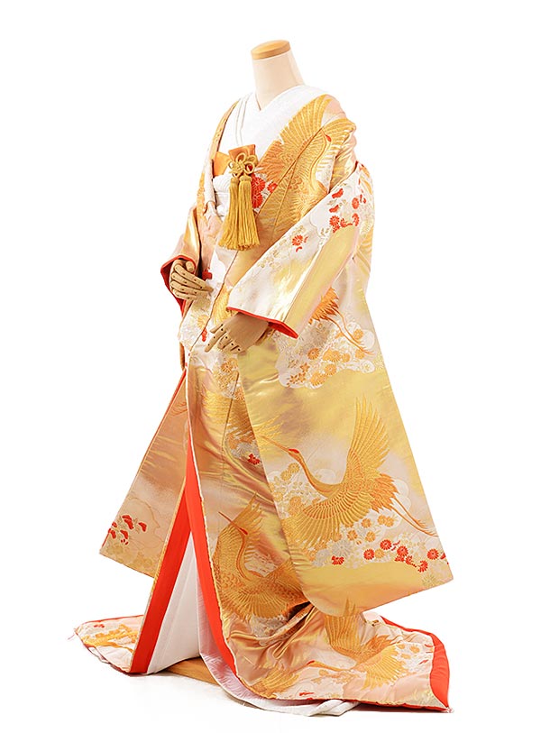 楽天市場】色打掛 着物 神社婚 和装 花嫁衣裳 1AI0243 群鶴飛翔文 古典