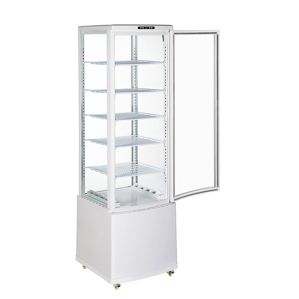 楽天市場】【アウトレット売り尽くし特価】235L 白 大型 4面ガラス