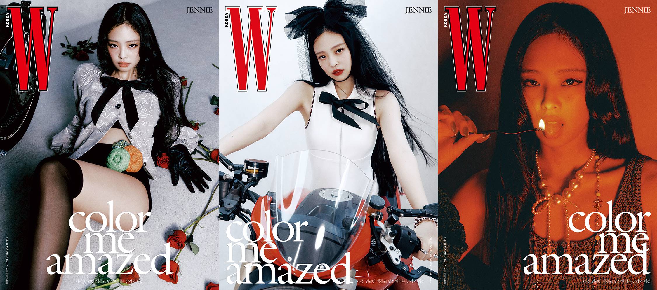 楽天市場】[和訳付き] W KOREA 2024年 11月号 BLACKPINK JENNIE 3種