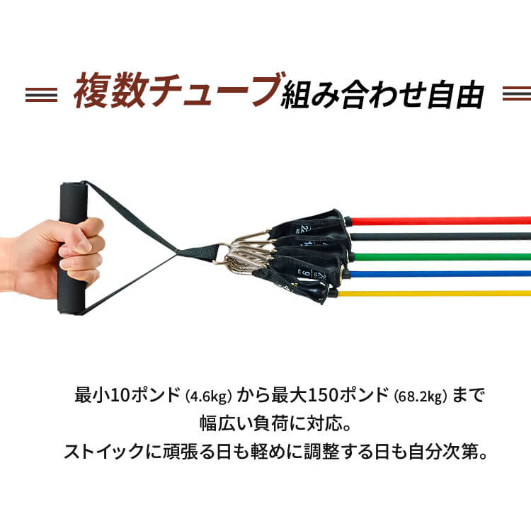 楽天市場】チューブセット 23-213フィットネス ダイエット 健康器具 体