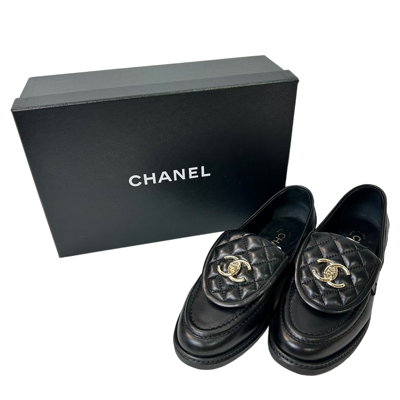 楽天市場】シャネル(CHANEL) G36646 CCターンロック ローファー