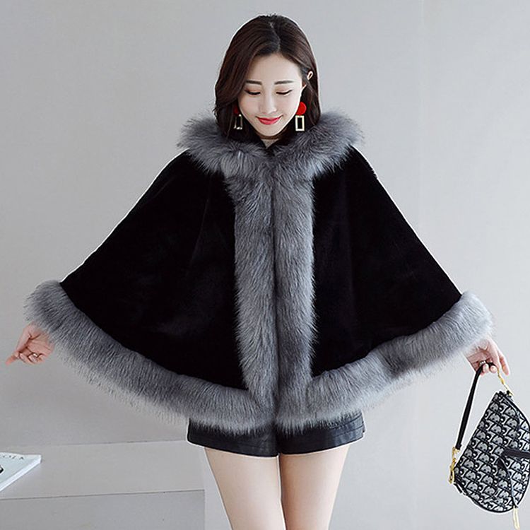 楽天市場】マント ケープ ポンチョ コート レディース アウター 冬 黒