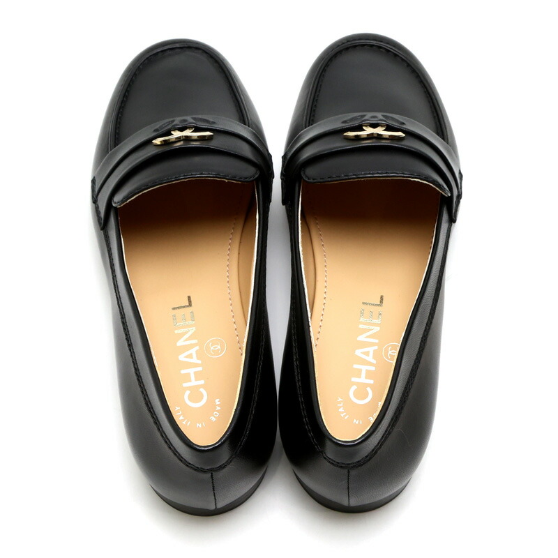 楽天市場】【楠本質店/元住吉】未使用品 シャネル G35110 ローファー