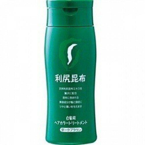 楽天市場】利尻ヘアカラートリートメント ダークブラウン : クスリの