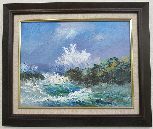 楽天市場】「日本海」谷口春彦【通信販売】（F6サイズ油彩画[油絵]日本