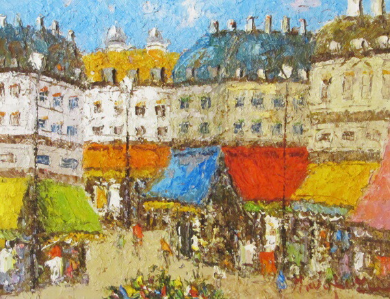 楽天市場】☆絵のある暮らしオリジナル商品☆「パリの街角」渡部ひでき