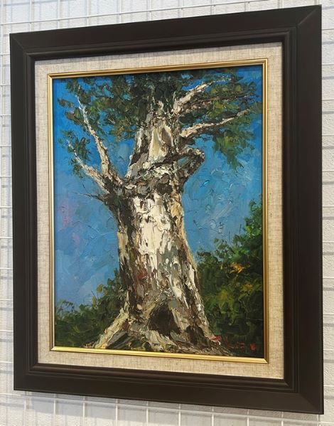 楽天市場】「大樹」梶木泰 F6サイズ油彩画[油絵]・日本風景画[絵画通販