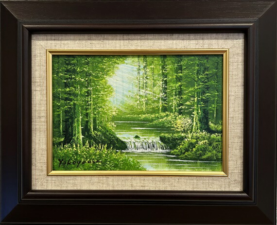 楽天市場】「陽光」横山守 サムホールサイズ油彩画[油絵]（直筆油彩画