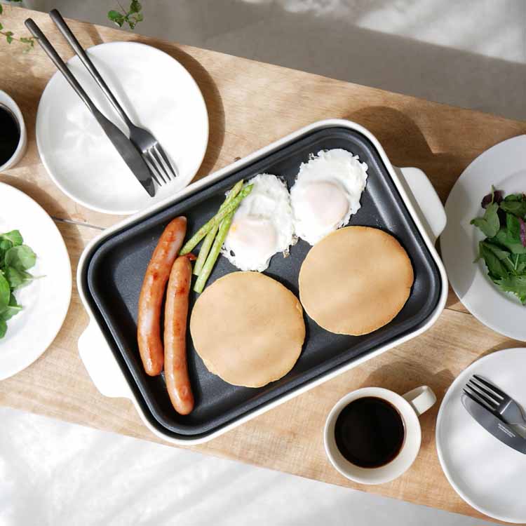 楽天市場】ブルーノ BRUNO コンパクトホットプレート ホワイト イデア