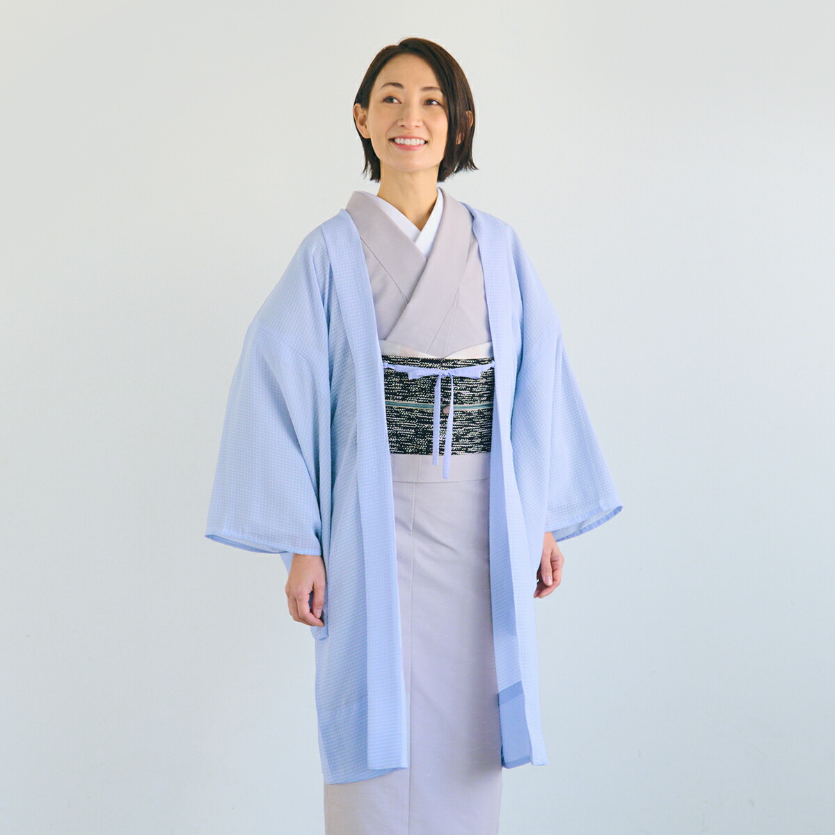 楽天市場】【くるり】デニム着物 DressSlub(ドレススラブ) グレー