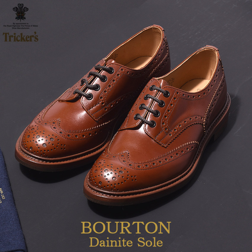 楽天市場】トリッカーズ TRICKER'S メンズ ウィング チップ バートン