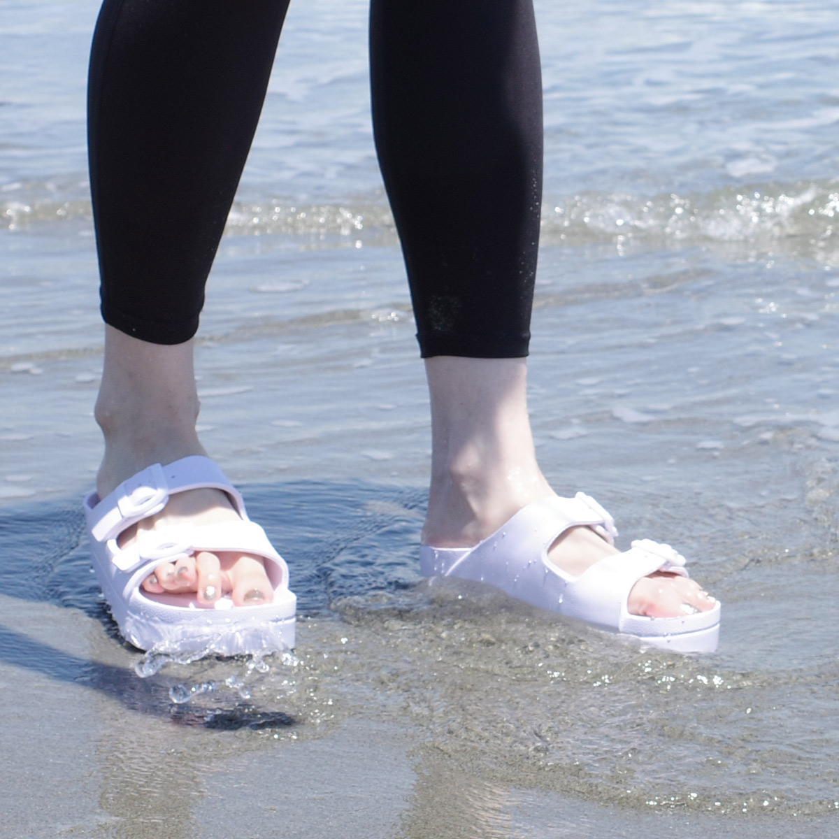 楽天市場】サンダル 軽量 軽い ダブルベルト 厚底 コンフォート