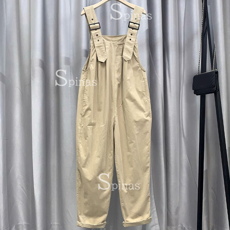 楽天市場】胸タックがお洒落シルエット サロペット オーバーオール