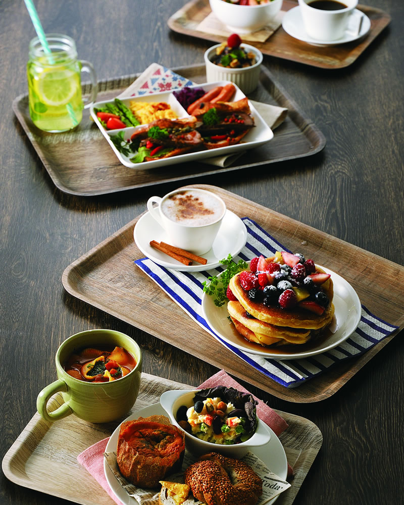 楽天市場】全5色 食洗機対応 カフェトレー 20×28cm・約140g[ユーロ