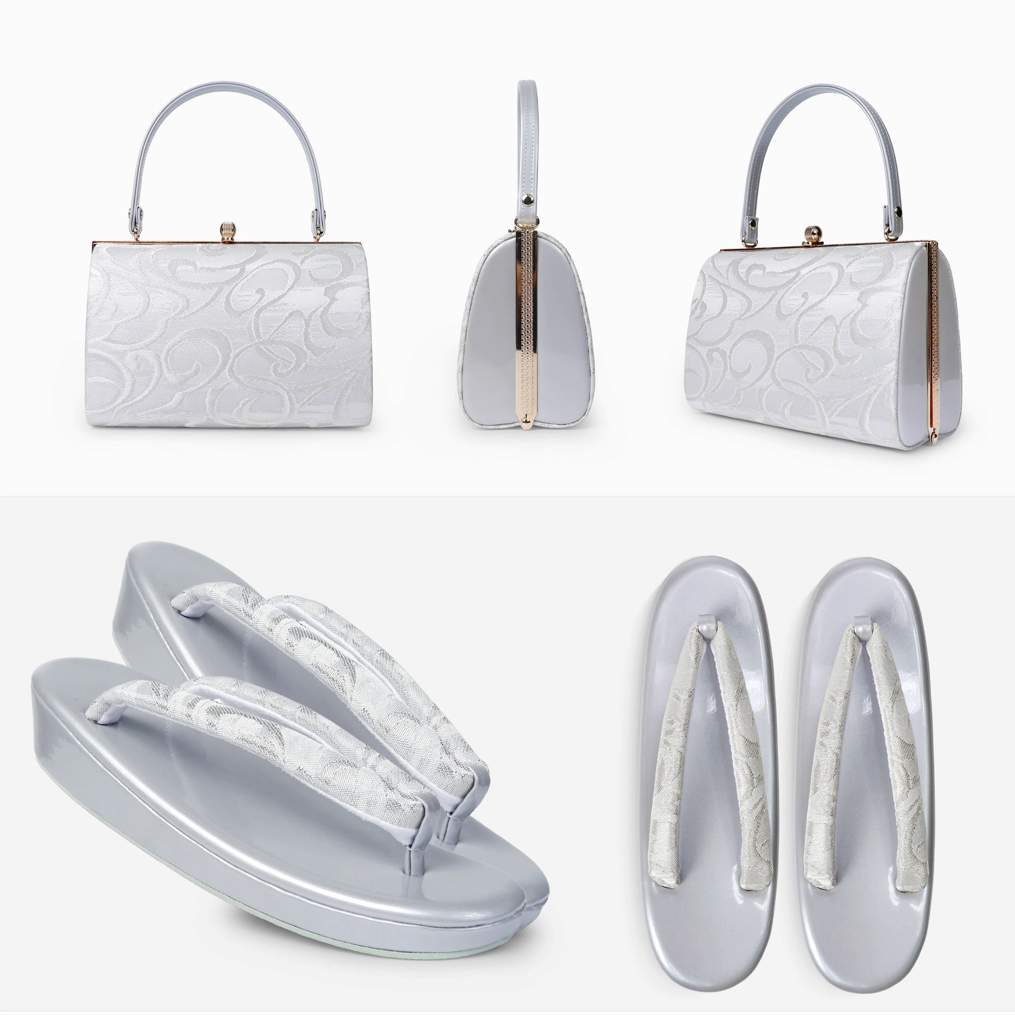 楽天市場】草履バッグセット 帯地帯地 フォーマル用 選べる2色 留袖