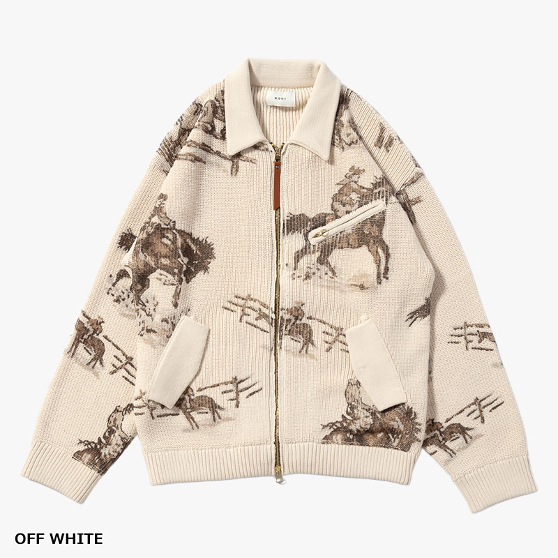 楽天市場】KOOI コーイ ニットジャケット トップス メンズ/レディース